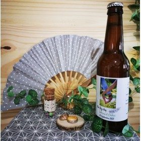 célèbre ton mariage avec originalité. Personnalise tes étiquettes sur de la bière artisanale française.