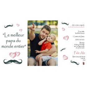 etiquette personnalisee papa cadeau original papa idee cadeau homme biere artisanale