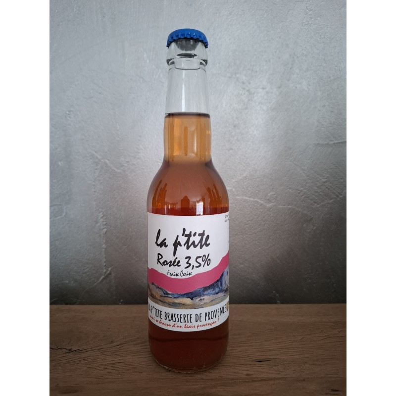 La p'tite Rosée à 3.5 %, véritable clin d’oeil au Rosé de Provence, avec une touche de tanins de raisins, toute en légèreté.