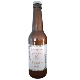 biere personnalisee, message personnalise, biere artisanale française