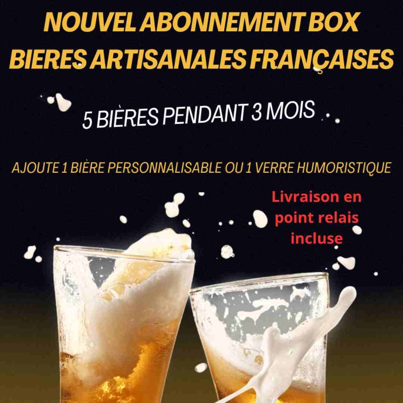 abonnement box biere, biere artisanale française, biere de france, abo box