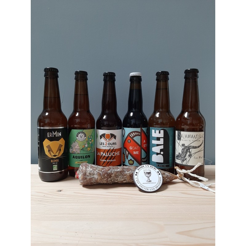 box saucisson, bière artisanale française, box apéro, box bière, idée cadeau, cadeau bière