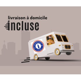 livraison à domicile INCLUSE, transporteur DPD